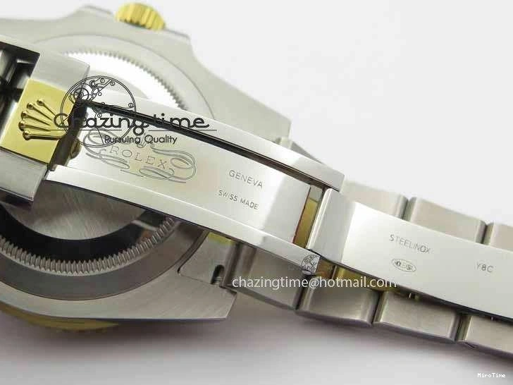 MiroTime 0410 Functional Submariner 116613 LB JF 1:1 Best Edition Blue Dial On SS YG Bracelet SH 3724